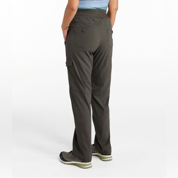 L.L. BEAN | Women's Vista Camp Pants, Straight-Leg Cargo in Thyme - Picture 13 of 16